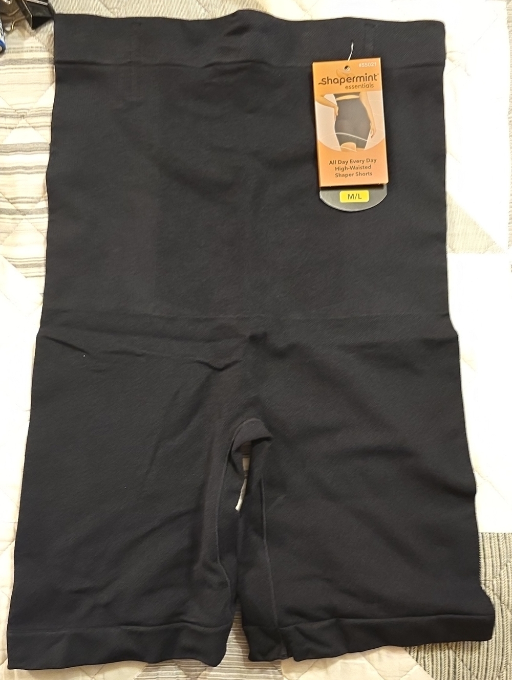 Shapermint Black High-Waist Women's Shaping Shorts